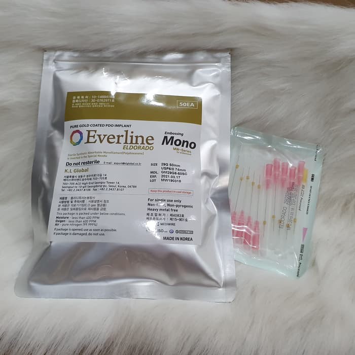 Tanam benang wajah emas Everline GOLD Mono