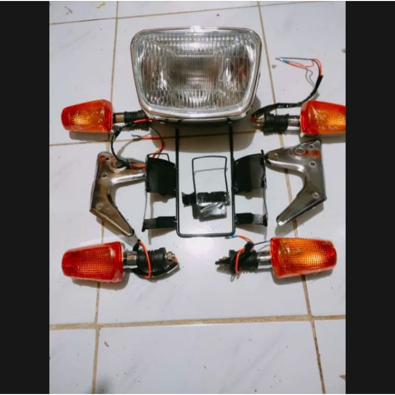 Lampu Oval Rx-King Plus Breket Plus Sen 4 Buah Kualitas Terbaik