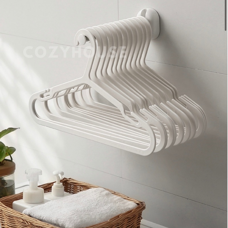 NEVAL Foldable Cloth Hanger Holder | Tempat penyimpanan gantungan baju