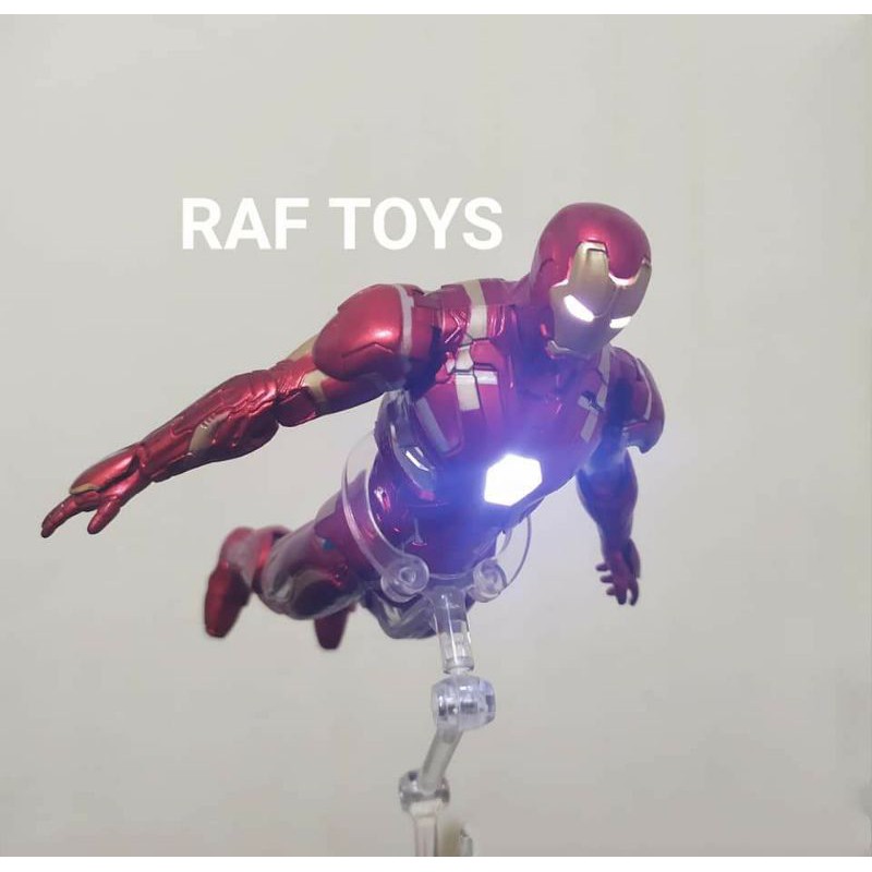 Iron Man Mark 46 LED Civil war zd toys action figure
