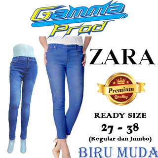  Celana  Soft Jeans  ZARA  Skinny WANITA  PREMIUM Zipper YKK 