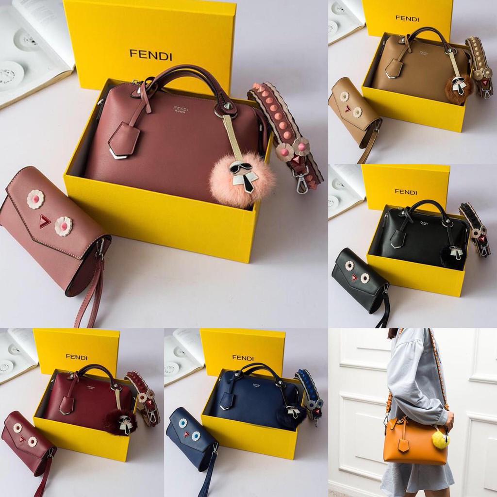 Fendi Btw 3317-78 VIC Carlito PomPom TAS BRANDED TAS WANITA TAS IMPORT TAS SELEMPANG BATAM