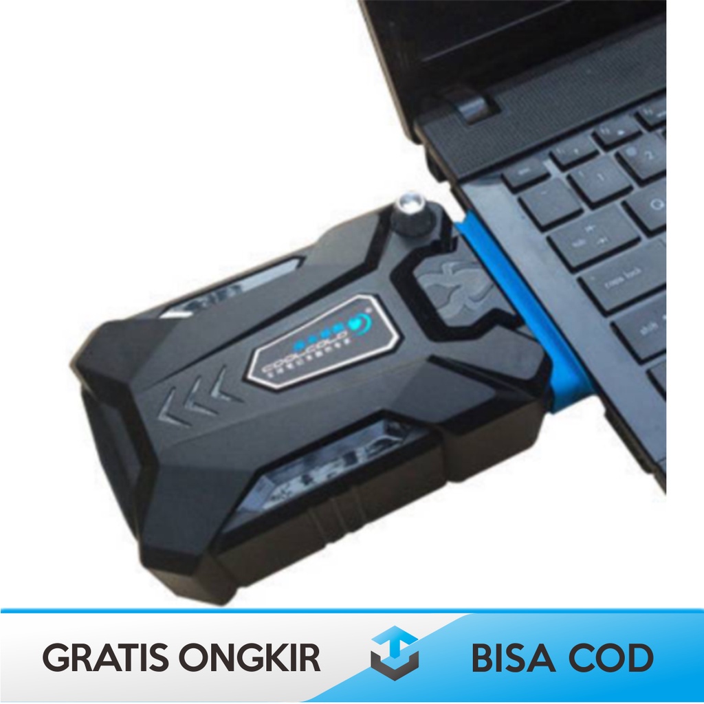 AKSESORIS KIPAS PENDINGIN LAPTOP TAFFWARE ICE FAN 3 UNIVERSAL ORIGINAL