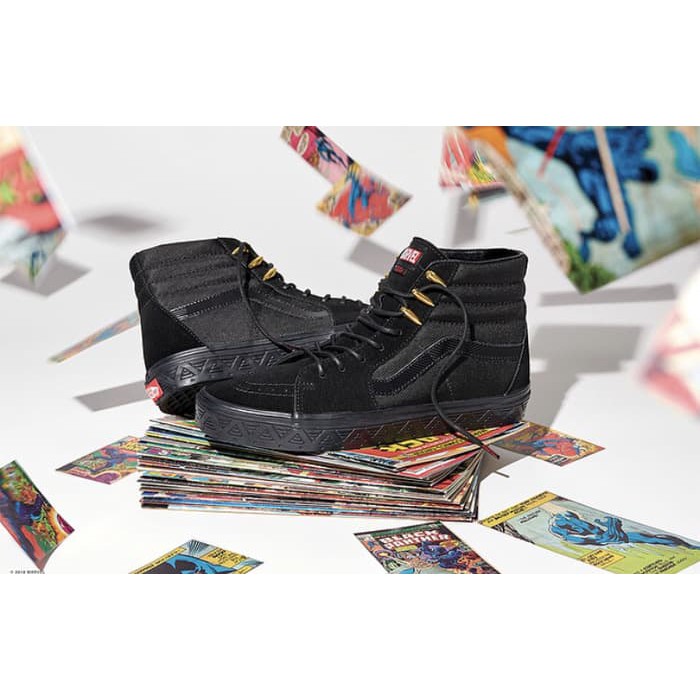 Vans Marvel Sk8 Hi Black Panther Original