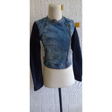 jaket jeans cewek PL