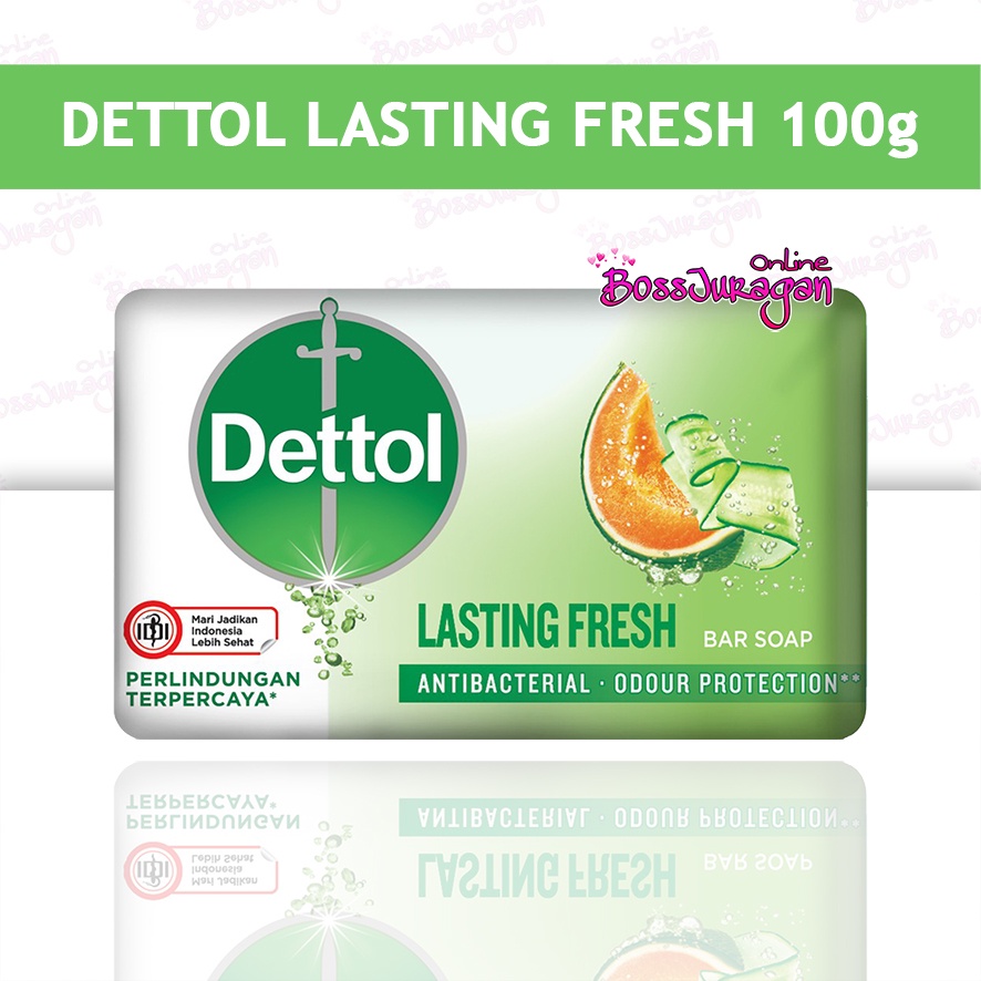 (BOSS) (100gr) DETTOL Sabun Mandi Batang / Soap Bar 100 gram