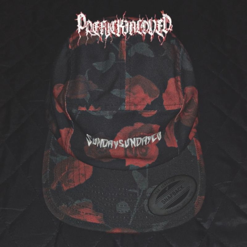 Sunday sunday co - 5panel embroidered rose