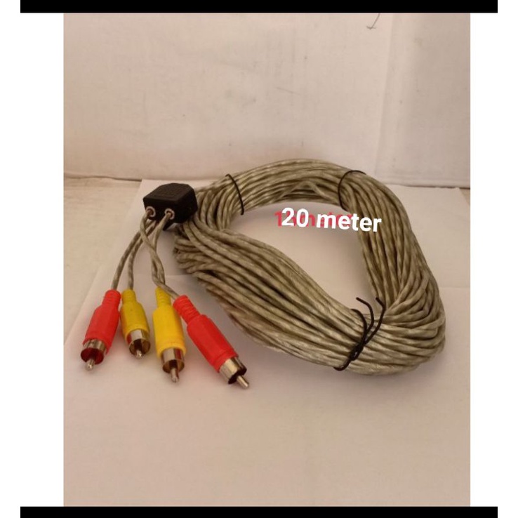KABEL RCA 2 TO RCA 2 PANJANG 20 METER