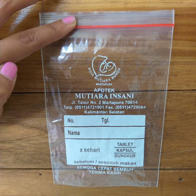 

PLASTIK KLIP SABLON 8X12 CM