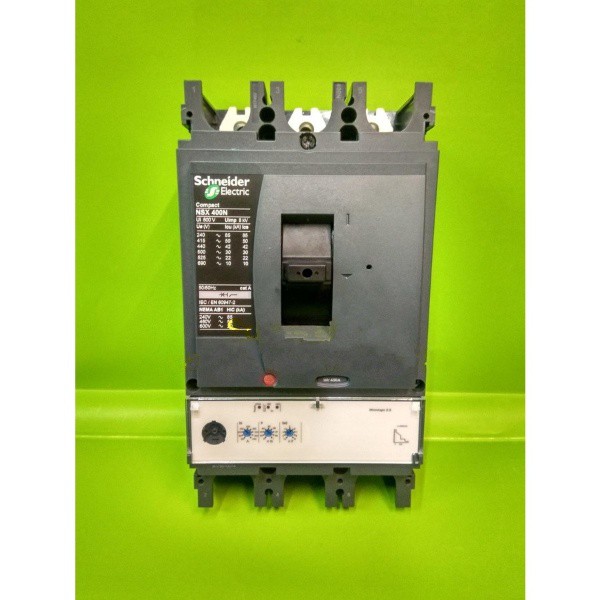 mcb mccb breaker schneider compact NSX400N 3P 400 amper 160/400A 50ka