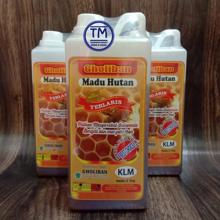 

(BISA COD) Madu Gholiban 1kg Madu Hutan Gholiban 1kg Original Bersegel Res
