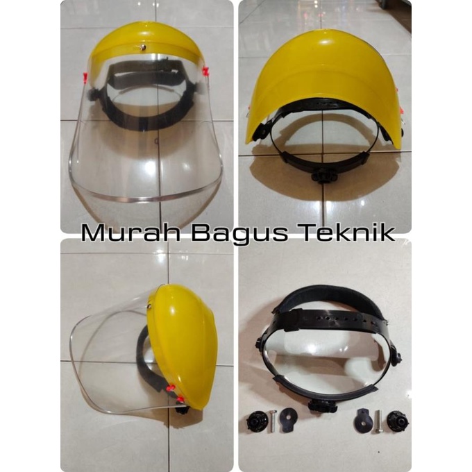 ALAT SAFETY PELINDUNG MUKA WAJAH FACE SHIELD FACESHIELD GERINDA
