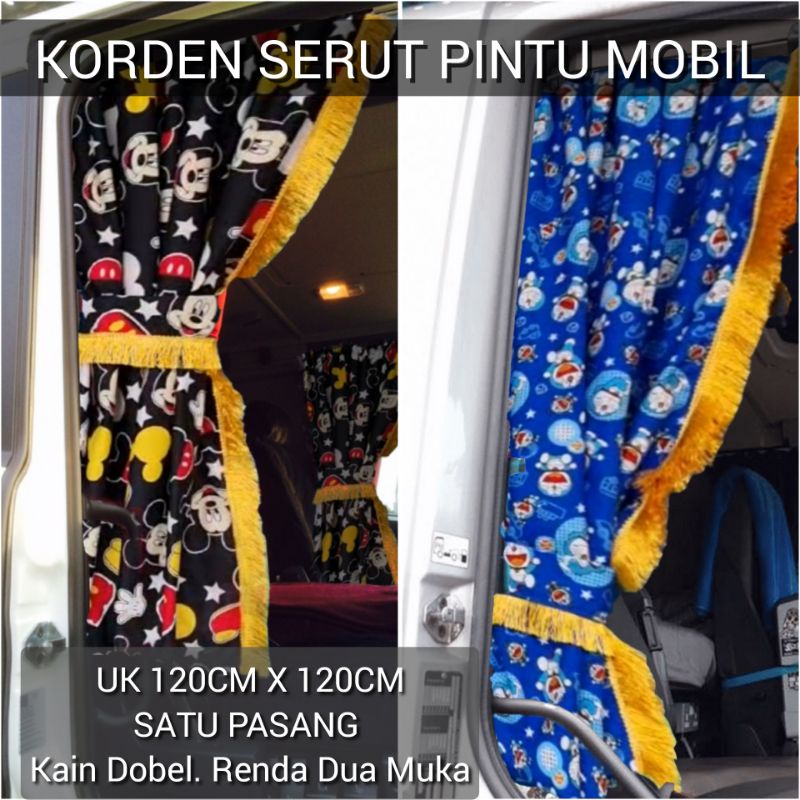 Korden Pintu Truk Mobil Hordeng Universal Gordeng Tempel Plafond Kabin