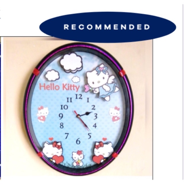 JAM DINDING KARAKTER HELLO KITTY