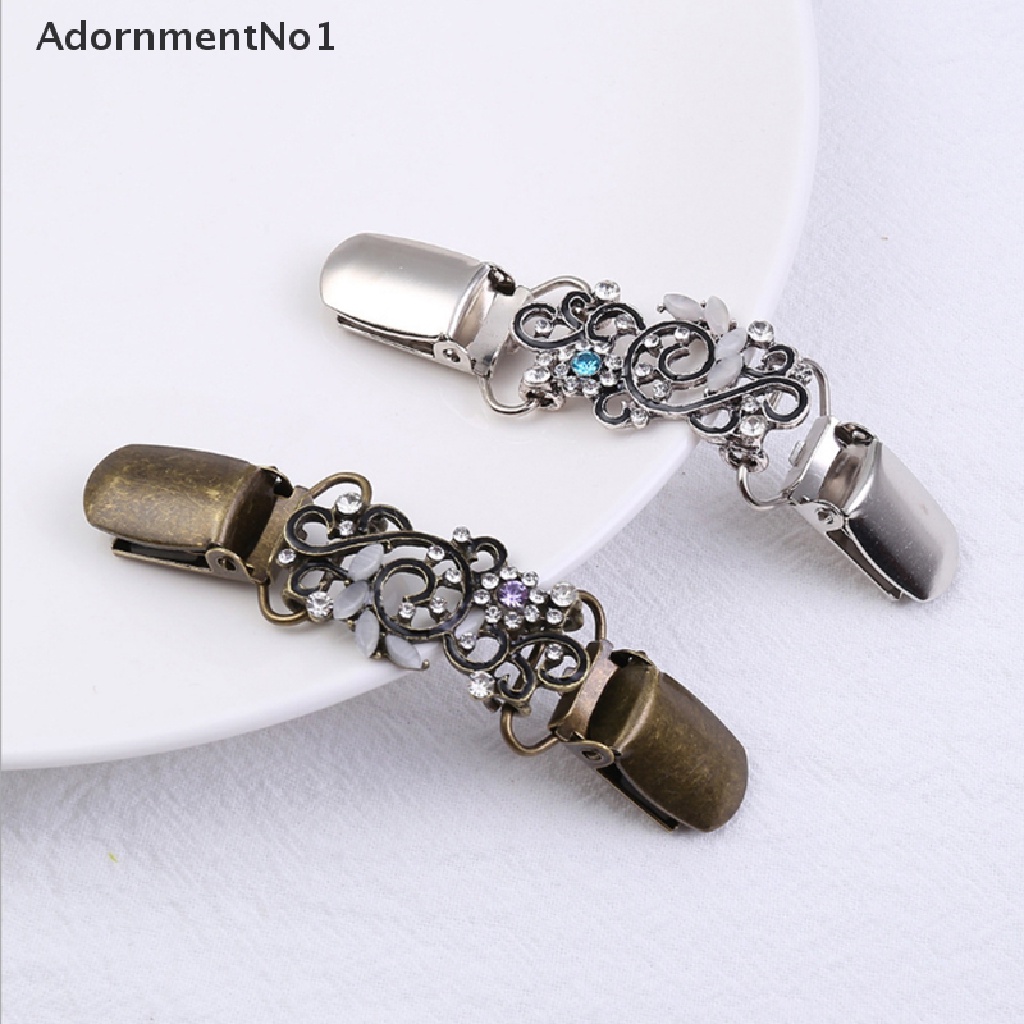 [AdornmentNo1] Women Cardigan Sweater Blouse Shawl Clips Brooch Shirt Collar Duck Clip Clasps  [new]