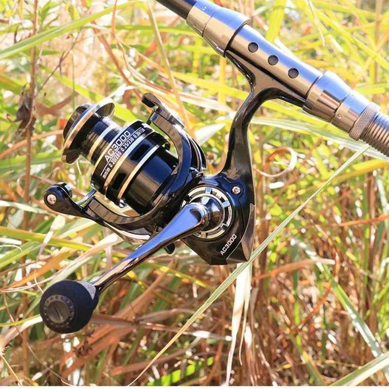 TG-IF DEUKIO AC2000 Reel Pancing Fishing Reel 5.2:1 Gear Ratio