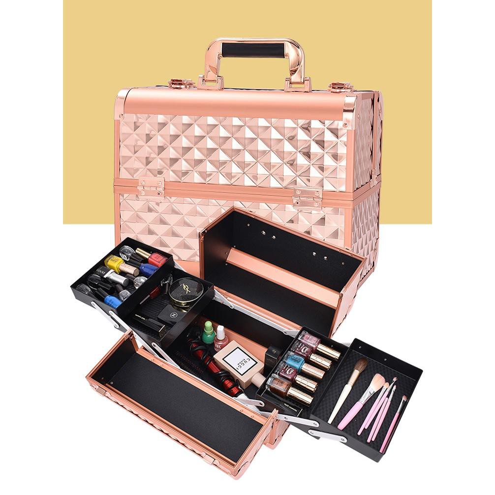 Promo Box Makeup /Tempat Kosmetik /kotak Kosmetik /Tempat Perhiasan /Ukuran 32x21x26cm B1655