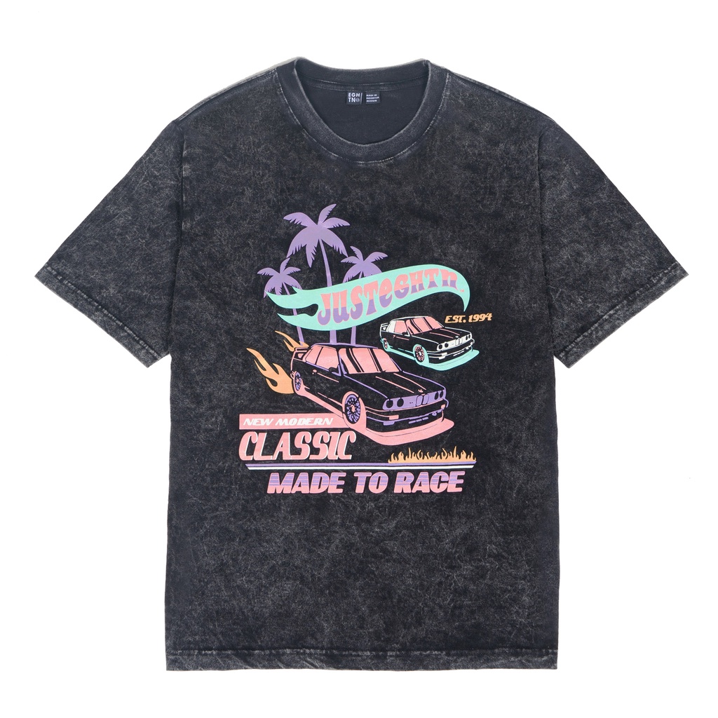 Eghtn Tshirt Hotwheels Washed Black