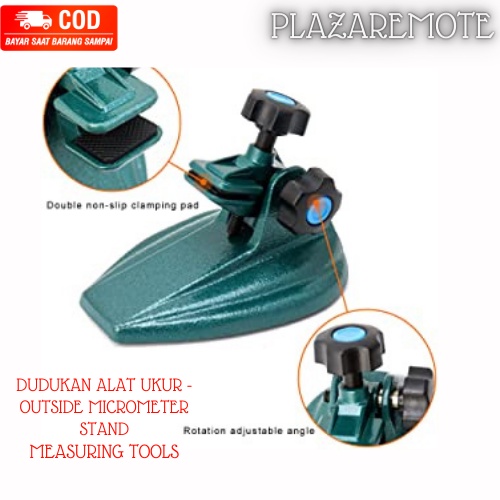 dudukan alat ukur  micro MICROMETER, stand pegangan