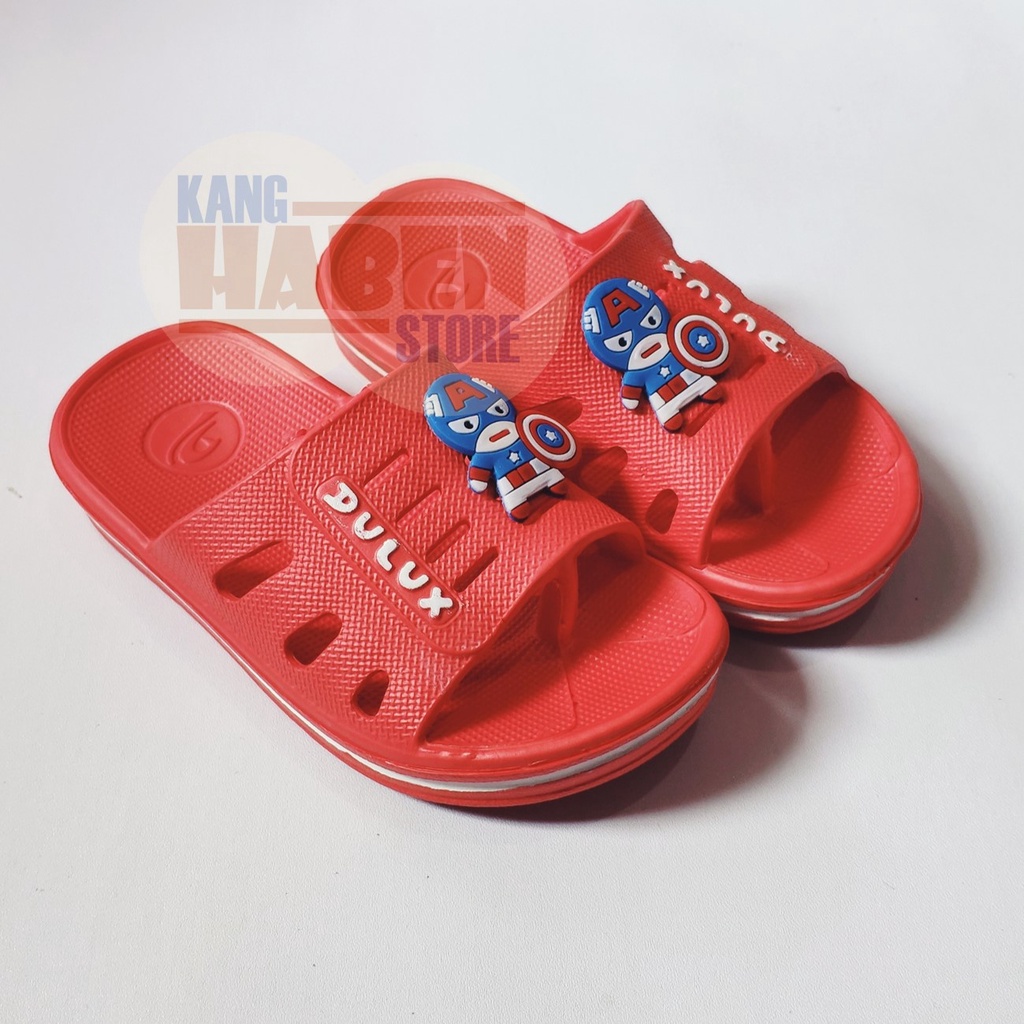 Habenkids Sandal Jepit Kokop Anak Laki laki Karakter Captain Lucu dan empuk 269DCAP