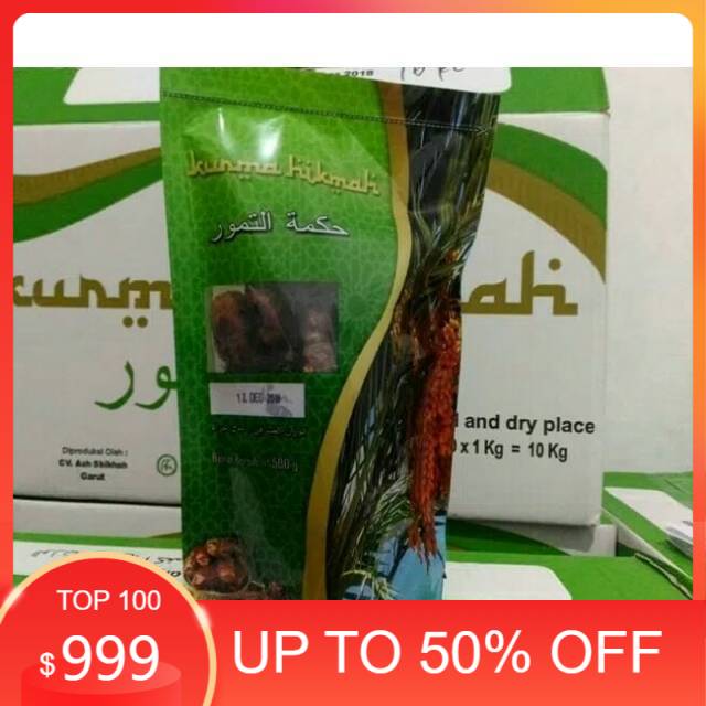 

Kurma khalas/Kurma Hikmah Dates Khalas / Kholas 500 Gram