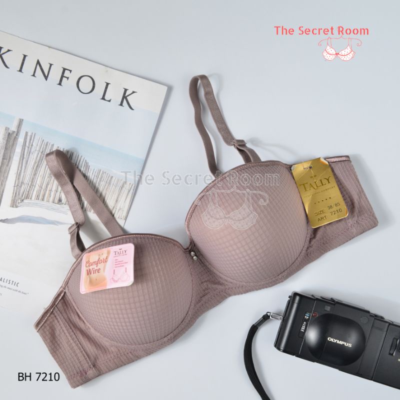 TALLY BRA BH 7210 | CUP B BESAR | BH 1/2 CUP | BUSA SEDANG | ADA KAWAT | SIZE 34 - 38