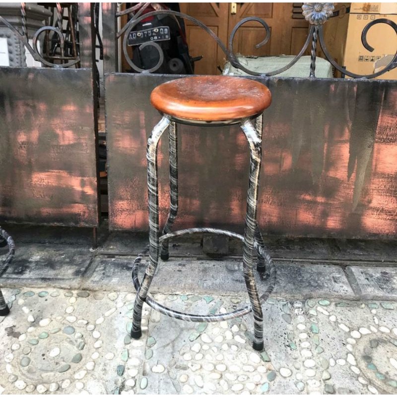 kursi bakso besi/kursi bar/kursi coffee shop/kursi minibar tinggi 60 cm