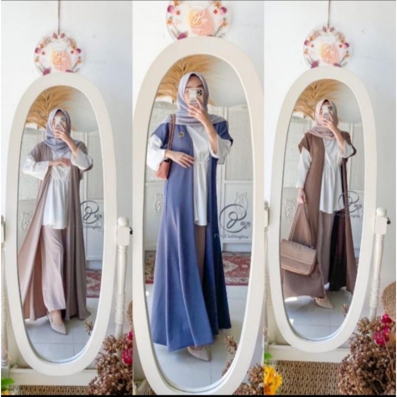 ARIEL SET DYN CLOTHING ORIGINAL (warna CHOCO)