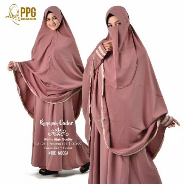 RUQOYA CADAR/GAMIS SET CADAR/GAMIS SYAR'I/BEST SELLER