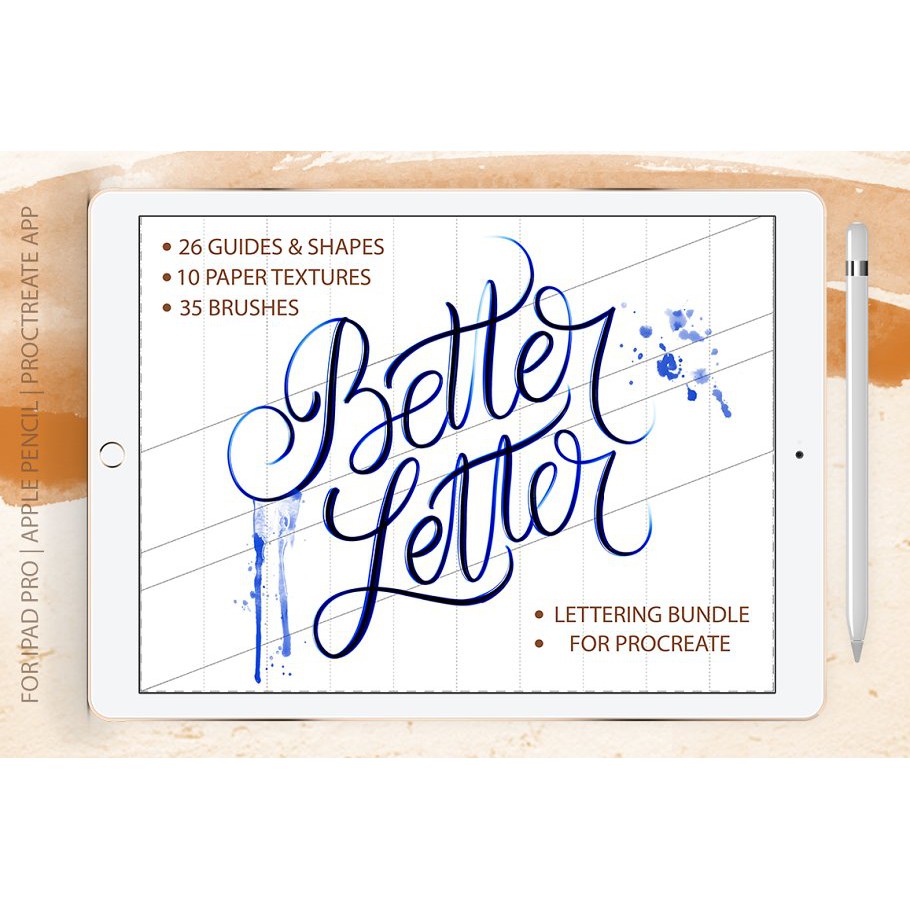 Better Letter Procreate Brush Bundle