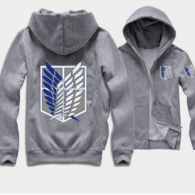 jaket attack on titan hijau SNK