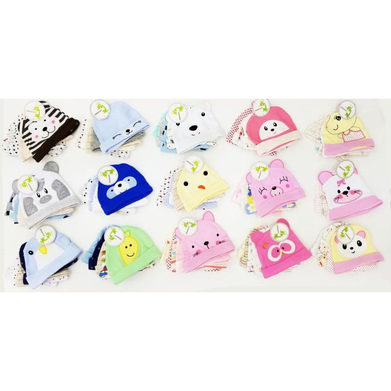 Topi baby import isi 5pc good quality