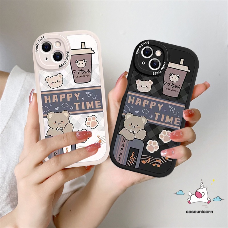 Casing Kartun Xiaomi Redmi 9T 12C A1 9 9A 10k40s 10C 9C NFC POCO F4 X3 Pro M3 X3 NFC Redmi Note10 8 9 9s 10s 11 11s Pro 10pro Max Lucu Kreatif Air Mata Susu Lovely Bear Lembut Sarung