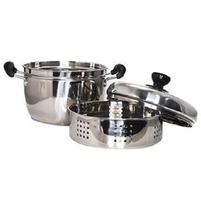 Produsen Panci Steamer Stainless Panci Langseng Kukus Vavin 22 Cm Kukusan 0LQ7B5wTkk6xn9o