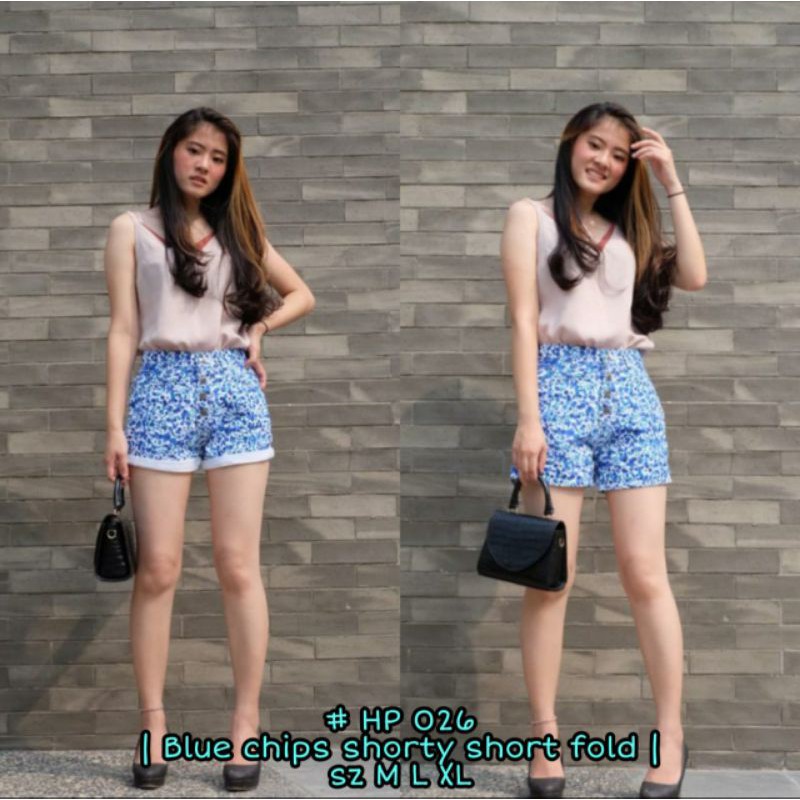 ⚡CLEARANCE SALE ❤ PREMIUM IMPORT BKK ❤ REAL PIC! DOTTY CHIPS BUTTON JEANS HOT SHORT  PANTS