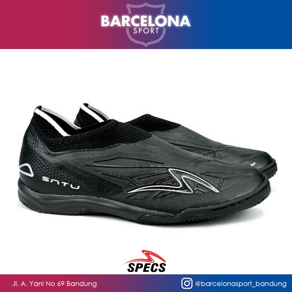 Specs Accelerator Satu Elite IN Sepatu Futsal - Black/Silver