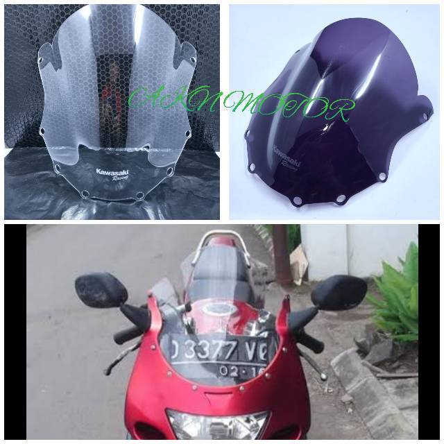 windshield visor jenong ninja 150 rr lama kaca depan ninja 150 rr old pnp