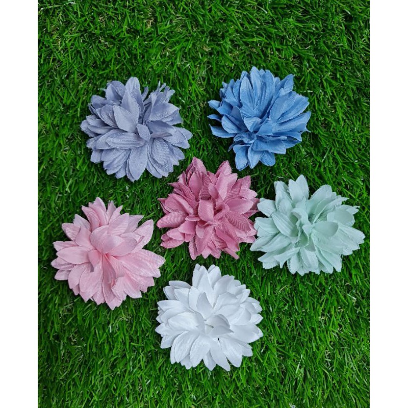 BUNGA KOREA KRISAN BANDANA 5cm (no.29) perKUNTUM