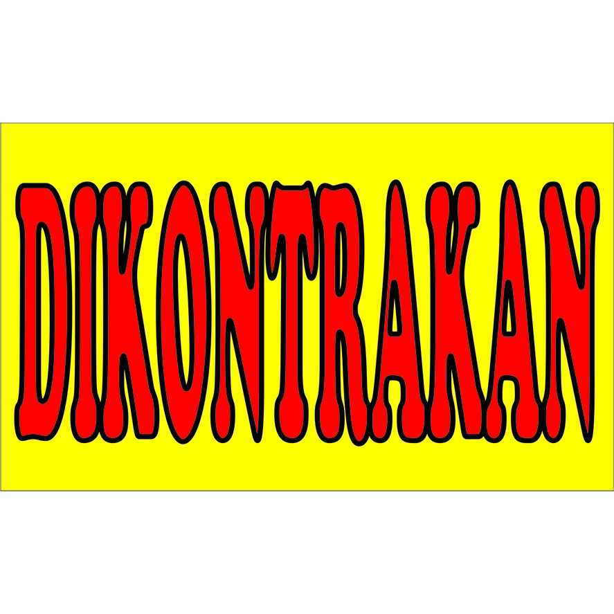 STIKER DI KONTRAKAN