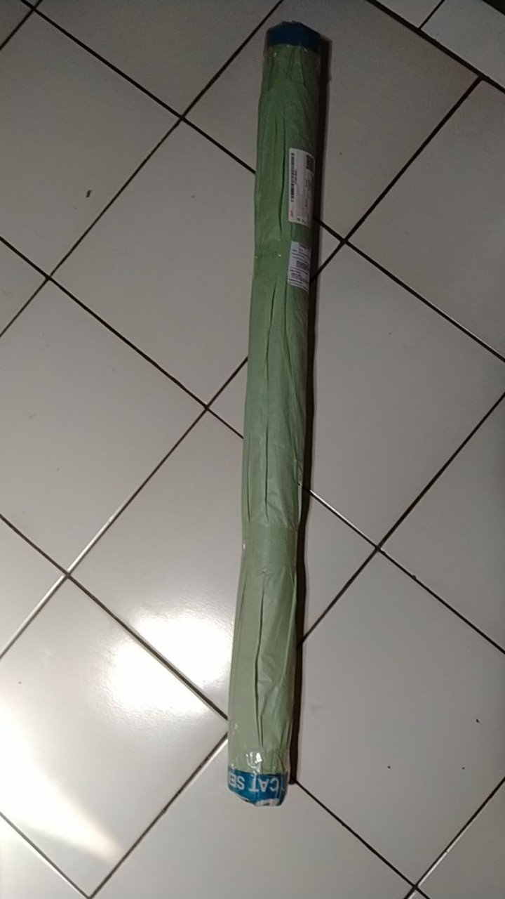 Fiber Pagar Bambu Panda Kecil Biru Hitam Putih Hijau Tutup Ventilasi Pintu