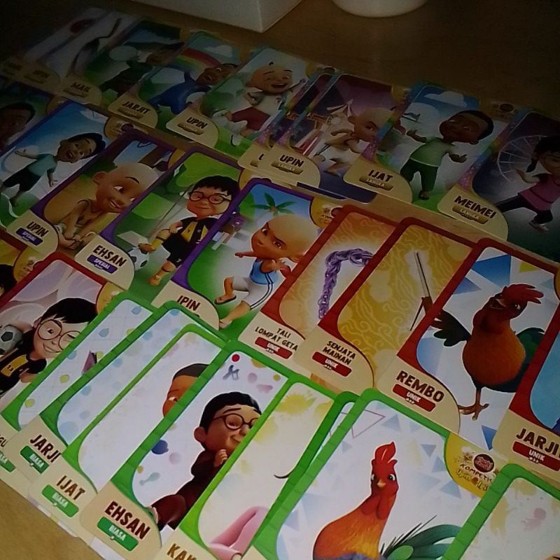 (BACA DEKS) RANDOM KARTU AR CHOKI CHOKI UPIN DAN IPIN