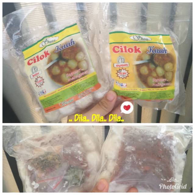 

Cilok kuah shaza rasa ayam /ikan / keju isi 15