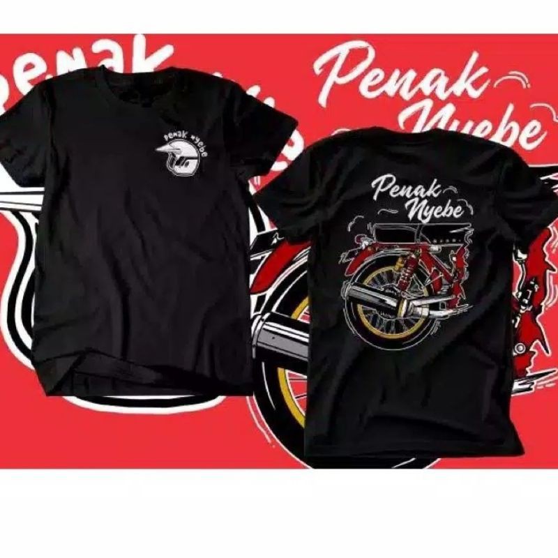 Kaos pria/penak nyebe/kaos honda/kaos murah