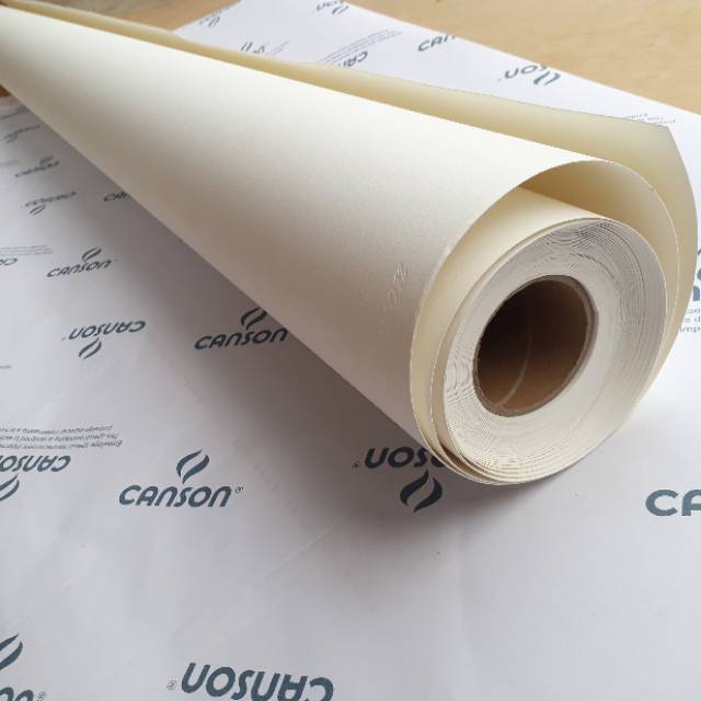 *FREE PIPA PVC* Kertas Canson Montval Roll 300gsm &amp; 185gsm Lebar 152cm