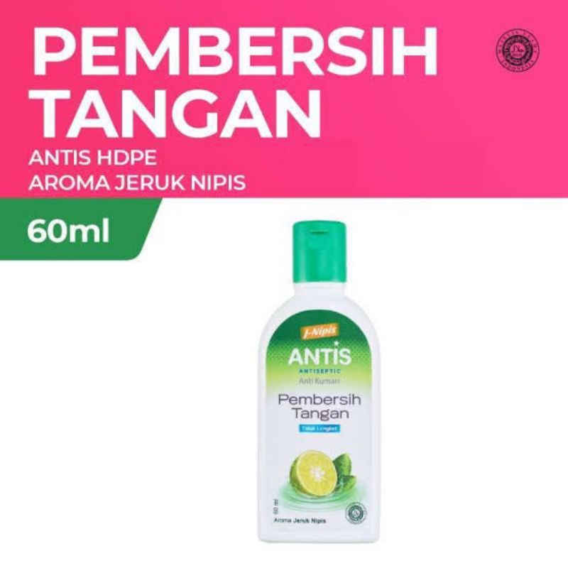 HANSANITIZER ANTIS JERUK NIPIS GEL 60 ML