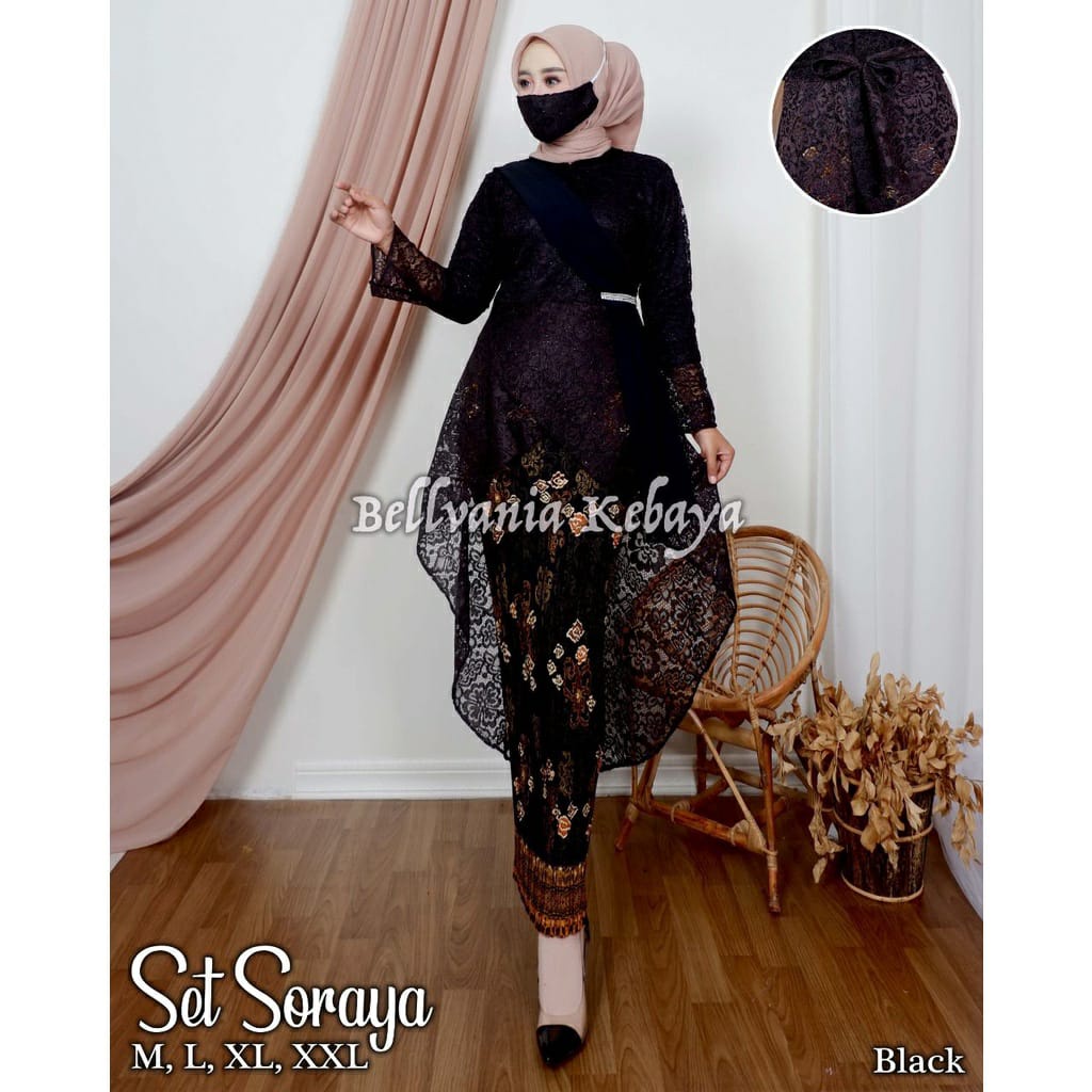 Kebaya tunik | Kebaya modern | Kebaya tunik selendang | Baju outfit pesta pernikahan