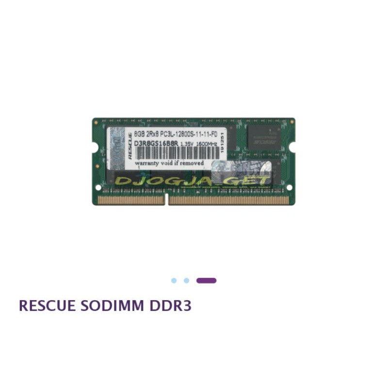 RAM V-GEN Sodimm RESCUE DDR3 2Gb, 4Gb, 8Gb