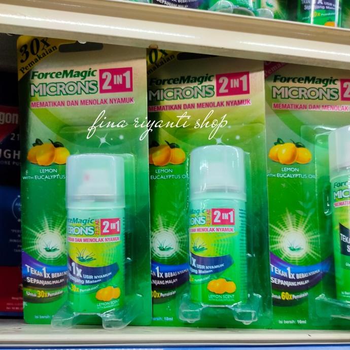 /////] force magic microns lemon 10ml menolak dan mematikan nyamuk