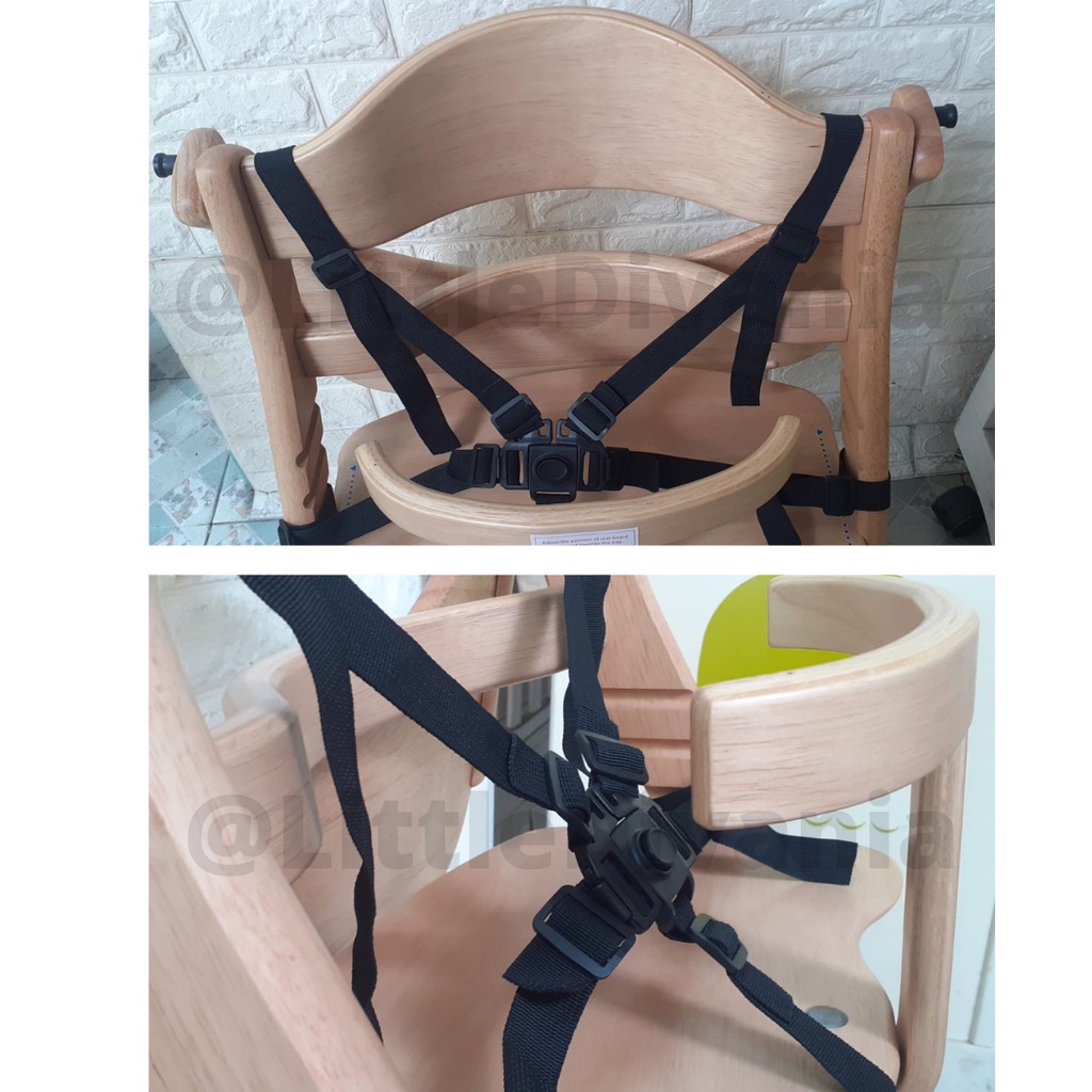 SAFETY Seat Belt Baby Chair Stroller - Seatbelt pengaman kursi makan micro trike yamatoya sukusuku tali safety belt tali pengaman mobil chn