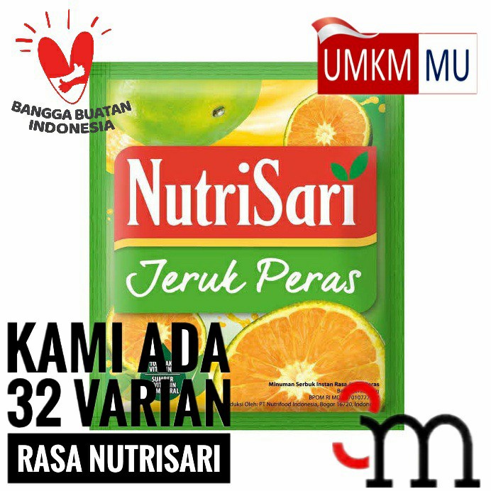 

02 Nutrisari - Jeruk Peras (1 Renceng = 10 Sachet) Ds51Ghg